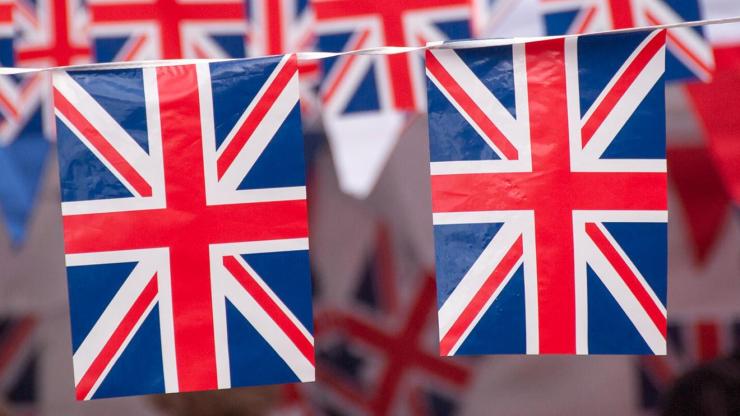 Bunting featuring the Union Flag